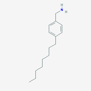 molecular formula C15H25N B062409 4-Octylbenzylamine CAS No. 176956-02-8