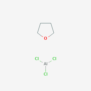 molecular formula C4H8AlCl3O B062454 氯化铝-THF复合物 CAS No. 192656-42-1