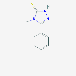 molecular formula C13H17N3S B062462 5-(4-叔丁基苯基)-4-甲基-4H-1,2,4-三唑-3-硫醇 CAS No. 175276-75-2