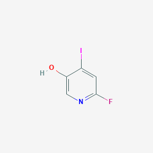 molecular formula C5H3FINO B6250615 6-氟-4-碘吡啶-3-醇 CAS No. 1034467-29-2