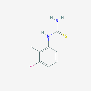 molecular formula C8H9FN2S B6252294 (3-fluoro-2-methylphenyl)thiourea CAS No. 156970-38-6