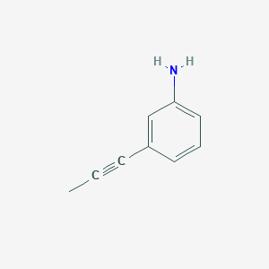 B062524 3-(Prop-1-yn-1-yl)aniline CAS No. 183322-32-9