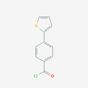 molecular formula C11H7ClOS B062531 4-(2-Thienyl)Benzoyl Chloride CAS No. 181132-70-7