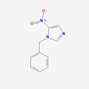 molecular formula C10H9N3O2 B062536 1-苄基-5-硝基咪唑 CAS No. 159790-78-0