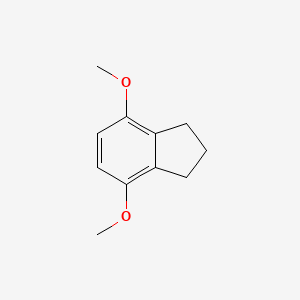 molecular formula C11H14O2 B6254284 4,7-dimethoxy-2,3-dihydro-1H-indene CAS No. 38998-05-9