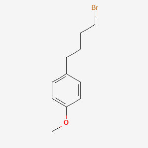 molecular formula C11H15BrO B6254676 1-(4-bromobutyl)-4-methoxybenzene CAS No. 35191-43-6