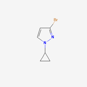 molecular formula C6H7BrN2 B6254948 3-bromo-1-cyclopropyl-1H-pyrazole CAS No. 1622840-18-9