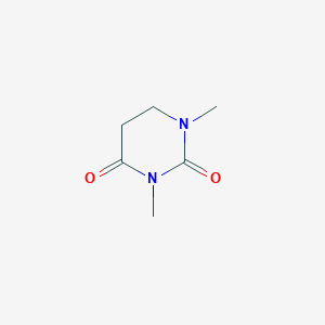 molecular formula C6H10N2O2 B6256363 1,3-dimethyl-1,3-diazinane-2,4-dione CAS No. 4874-13-9