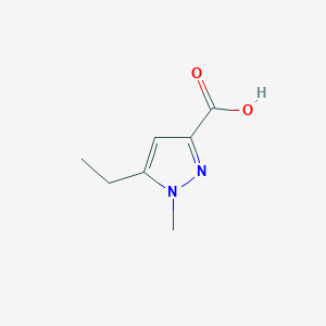B062573 5-ethyl-1-methyl-1H-pyrazole-3-carboxylic acid CAS No. 165744-15-0