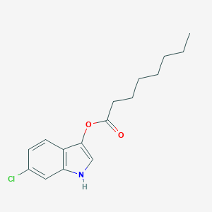 molecular formula C16H20ClNO2 B062577 6-Chloro-3-indoxyl caprylate CAS No. 159954-35-5