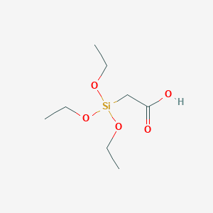 molecular formula C8H18O5Si B062579 羧甲基三乙氧基硅烷 CAS No. 162781-72-8