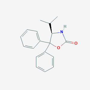 molecular formula C18H19NO2 B062581 (R)-(+)-4-异丙基-5,5-二苯基-2-恶唑烷酮 CAS No. 191090-32-1