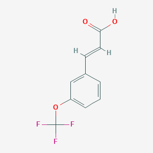 molecular formula C10H7F3O3 B062589 3-(Trifluoromethoxy)cinnamic acid CAS No. 175675-63-5