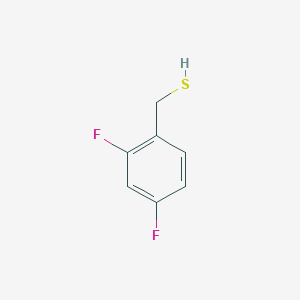 molecular formula C7H6F2S B062599 (2,4-二氟苯基)甲硫醇 CAS No. 170924-51-3