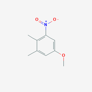 molecular formula C9H11NO3 B062625 5-Methoxy-1,2-dimethyl-3-nitrobenzene CAS No. 185207-25-4