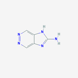molecular formula C5H5N5 B062634 Zarzissine CAS No. 160568-14-9