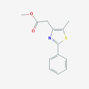 Methyl 2-(5-methyl-2-phenyl-1,3-thiazol-4-yl)acetate