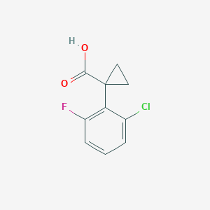 1-(2-Chloro-6-fluorophenyl)cyclopropanecarboxylic acid