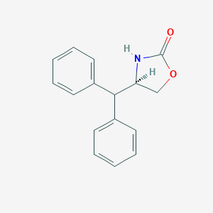 molecular formula C16H15NO2 B062663 (R)-4-Benzhydryloxazolidin-2-one CAS No. 173604-33-6