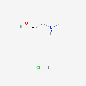 molecular formula C4H12ClNO B6266339 (2S)-1-(甲基氨基)丙烷-2-醇盐酸盐 CAS No. 1807937-56-9