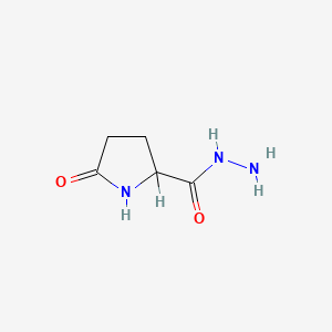 molecular formula C5H9N3O2 B6266475 5-oxopyrrolidine-2-carbohydrazide CAS No. 94135-34-9