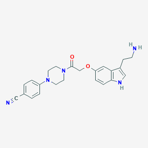 molecular formula C23H25N5O2 B062665 多尼曲普坦 CAS No. 170912-52-4