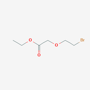 molecular formula C6H11BrO3 B6266633 ethyl 2-(2-bromoethoxy)acetate CAS No. 867351-24-4