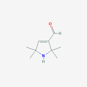 B062675 3-formyl-2,5-dihydro-2,2,5,5-tetramethyl-1H-pyrrole CAS No. 170810-86-3