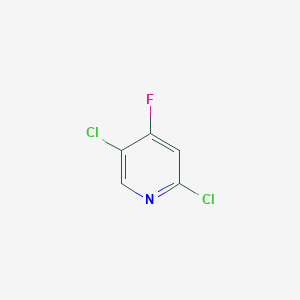 molecular formula C5H2Cl2FN B6267638 2,5-dichloro-4-fluoropyridine CAS No. 1214350-63-6
