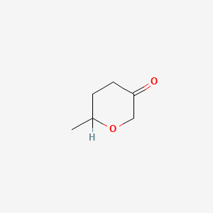molecular formula C6H10O2 B6269091 6-methyloxan-3-one CAS No. 43152-89-2