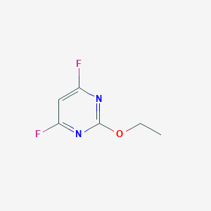 molecular formula C6H6F2N2O B062712 2-Ethoxy-4,6-difluoropyrimidine CAS No. 166524-65-8