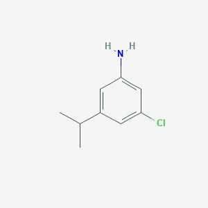 molecular formula C9H12ClN B6271798 3-chloro-5-(propan-2-yl)aniline CAS No. 1369887-46-6