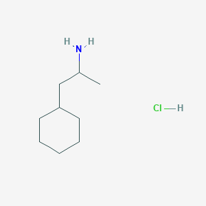 molecular formula C9H20ClN B6271809 1-cyclohexylpropan-2-amine hydrochloride CAS No. 5471-54-5