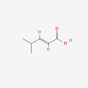 molecular formula C6H10O2 B6272868 (2E)-4-methylpent-2-enoic acid CAS No. 16666-43-6