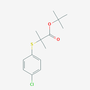 Tert-butyl 2-[(4-chlorophenyl)thio]-2-methylpropanoate