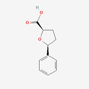 molecular formula C11H12O3 B6272975 rac-(2R,5S)-5-phenyloxolane-2-carboxylic acid, cis CAS No. 1807885-11-5