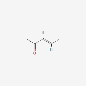 molecular formula C5H8O B6273040 (3E)-戊-3-烯-2-酮 CAS No. 3102-33-8