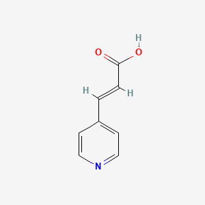 molecular formula C8H7NO2 B6273749 (2E)-3-(吡啶-4-基)丙-2-烯酸 CAS No. 84228-93-3
