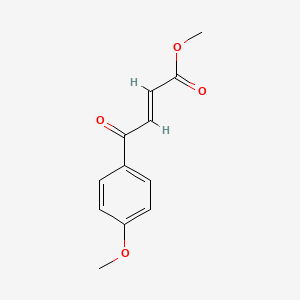 molecular formula C12H12O4 B6274548 methyl (2E)-4-(4-methoxyphenyl)-4-oxobut-2-enoate CAS No. 32149-29-4