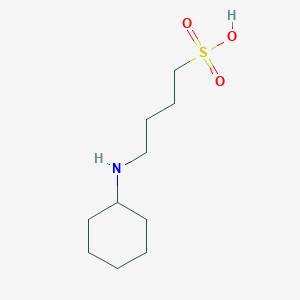 molecular formula C10H21NO3S B062748 4-(Cyclohexylamino)-1-butanesulfonic acid CAS No. 161308-34-5
