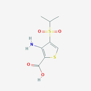 3-Amino-4-(isopropylsulfonyl)thiophene-2-carboxylic acid