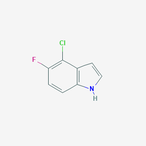 molecular formula C8H5ClFN B062759 4-chloro-5-fluoro-1H-indole CAS No. 169674-02-6
