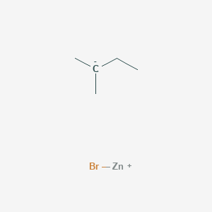 molecular formula C5H11BrZn B062769 1,1-二甲基丙基锌溴化物 CAS No. 171860-64-3