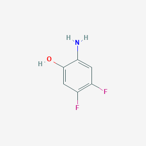 molecular formula C6H5F2NO B062812 2-Amino-4,5-difluorophenol CAS No. 163734-01-8