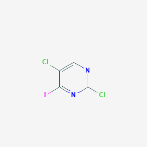 molecular formula C4HCl2IN2 B6282329 2,5-二氯-4-碘嘧啶 CAS No. 1137576-41-0