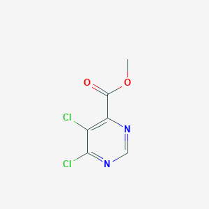 molecular formula C6H4Cl2N2O2 B6283716 methyl 5,6-dichloropyrimidine-4-carboxylate CAS No. 1554322-22-3