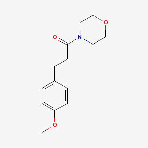molecular formula C14H19NO3 B6285787 1-(4-Morpholinyl)-3-(4-methoxyphenyl)-propan-1-one CAS No. 540800-70-2