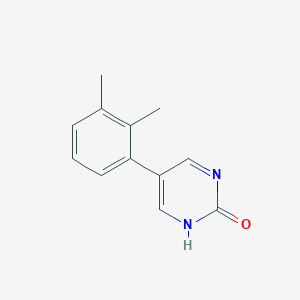 molecular formula C12H12N2O B6285795 5-(2,3-Dimethylphenyl)-2-hydroxypyrimidine, 95% CAS No. 1111108-60-1