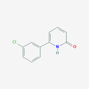 molecular formula C11H8ClNO B6285832 6-(3-Chlorophenyl)-2-hydroxypyridine, 95% CAS No. 154476-87-6
