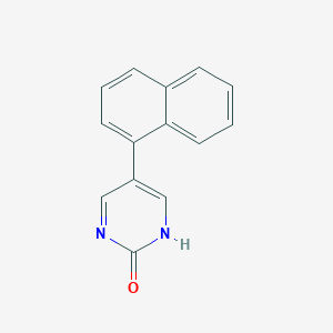 molecular formula C14H10N2O B6285903 2-Hydroxy-5-(naphthalen-1-yl)pyrimidine, 95% CAS No. 103824-19-7